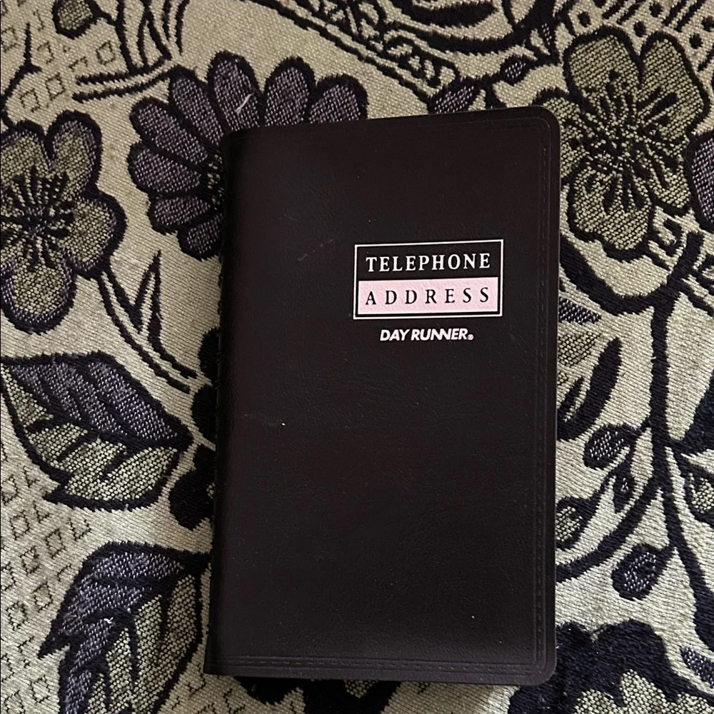 Telephone Address Day Runner book 6.5” by 3.5”